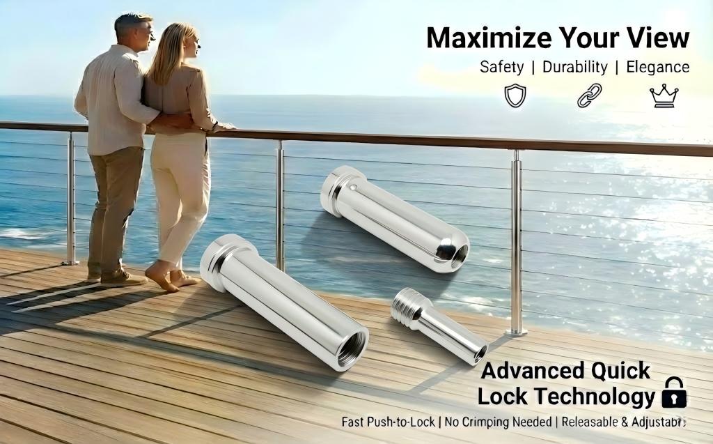 Replacement or Upgrade Hardware for Cable Rail Systems