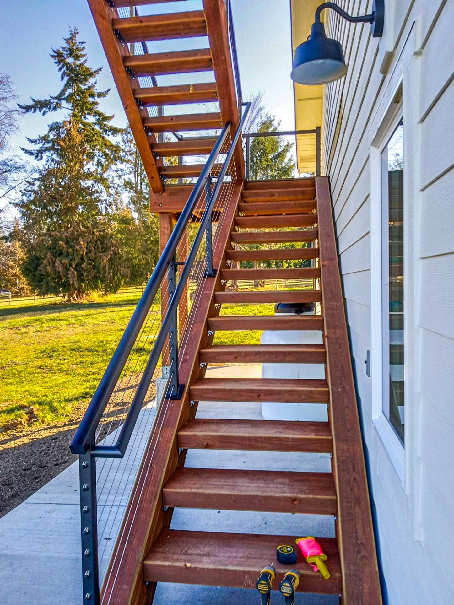 Revamped Balcony with Cable Railing