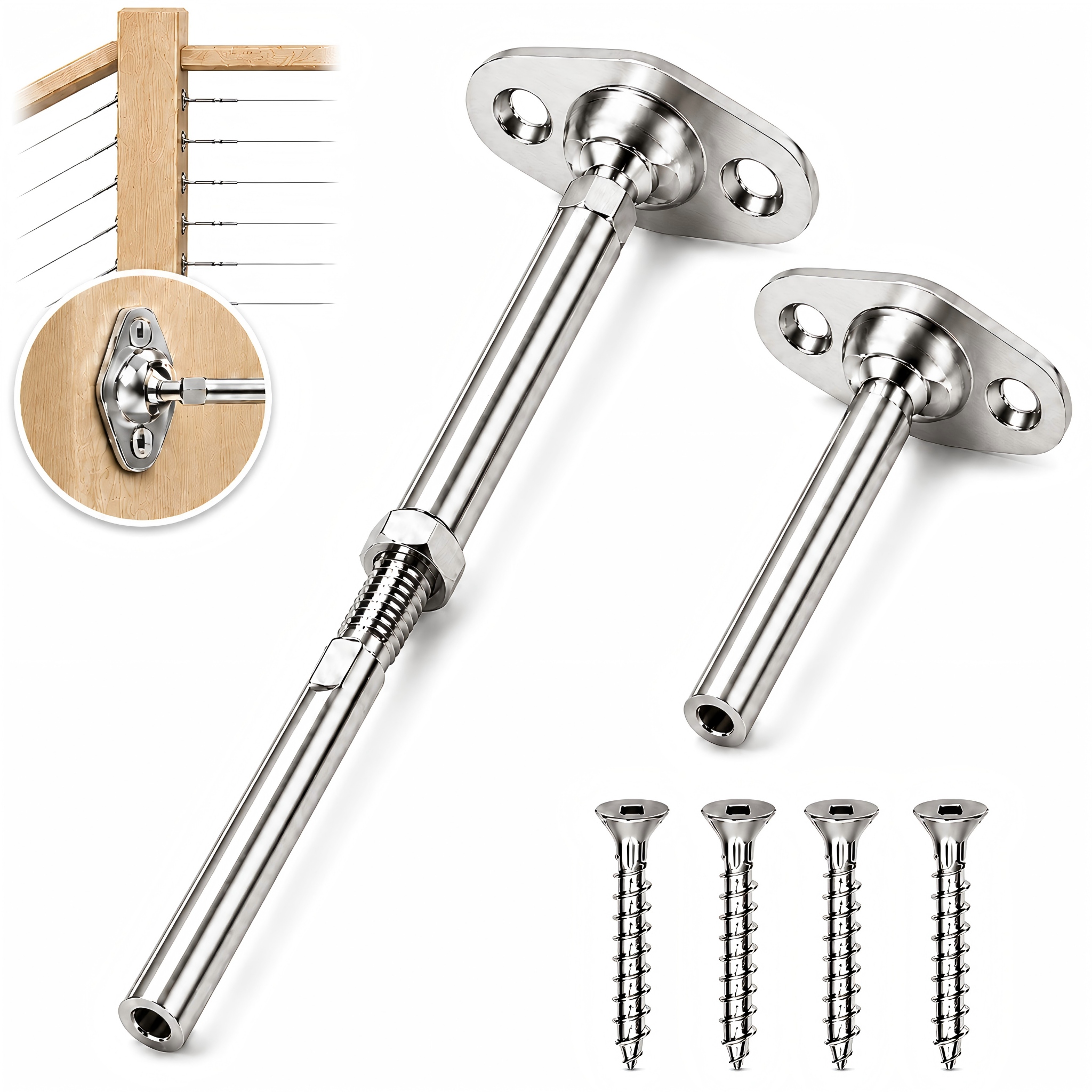 Classic Swage Cable Railing Hardware